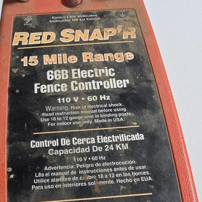 Red Snap’r Electric Fence Controller – 15 Mile Range
