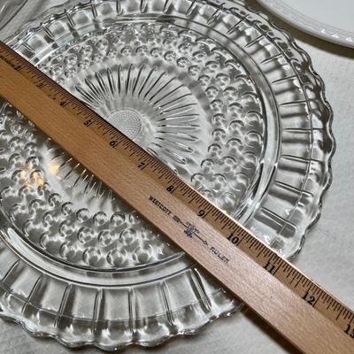 Lot 379 Large glass bowls & other