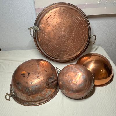 Lot 382 Large Copper items