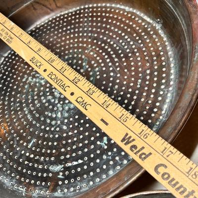 Lot 382 Large Copper items