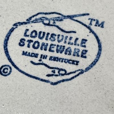 Lot 392 Louisville Stoneware Plates