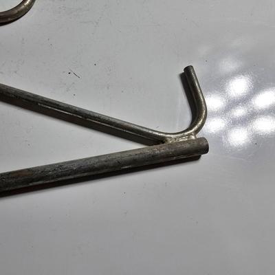 Vintage Meat Hook & Pulley Lot – Butcher or Farm Tools