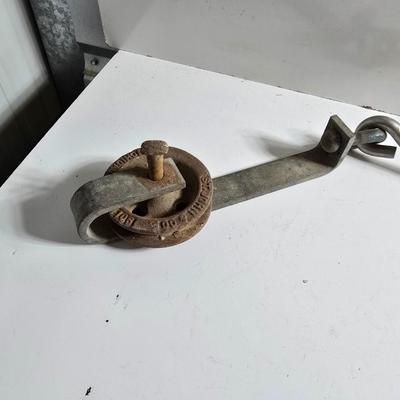 Vintage Meat Hook & Pulley Lot – Butcher or Farm Tools