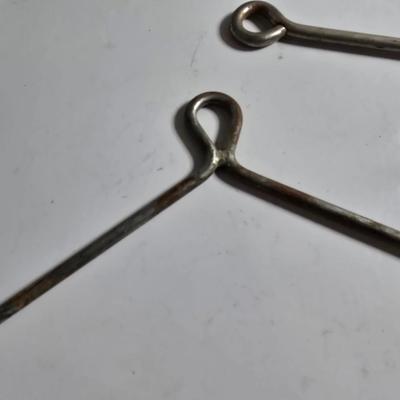 Vintage Meat Hook & Pulley Lot – Butcher or Farm Tools