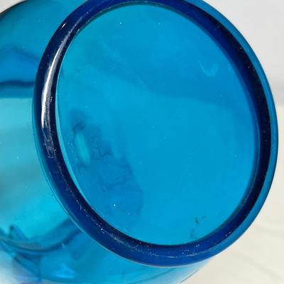 Lot 396 Vintage Blue Pitcher