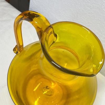 Lot 397 Blenko Gold pitcher
