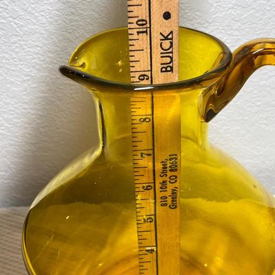 Lot 397 Blenko Gold pitcher