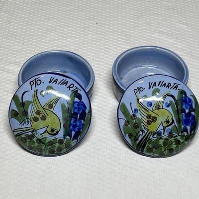 Lot 401 Mexico Pottery boxes