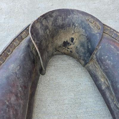 Vintage Horse Collar – Leather Draft Harness