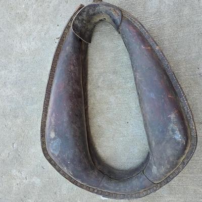 Vintage Horse Collar – Leather Draft Harness