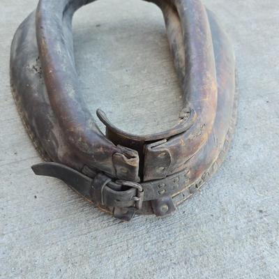 Vintage Horse Collar – Leather Draft Harness