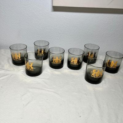Lot 407 Family Crest Smoke Colored Glasses