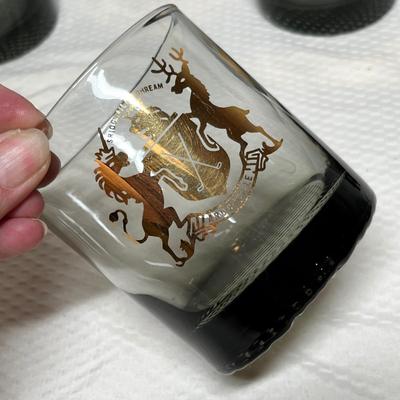 Lot 407 Family Crest Smoke Colored Glasses