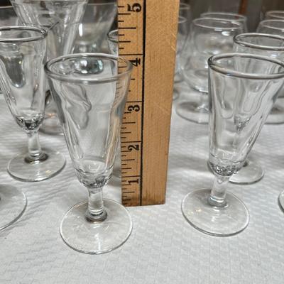 Lot 411 Clear glass assortment