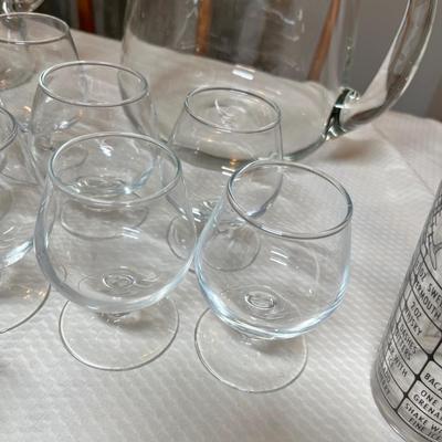 Lot 411 Clear glass assortment