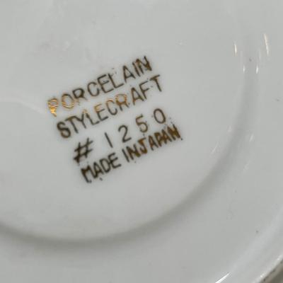 Lot 412 Decorative Cups & Saucers