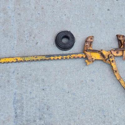 Wire Stretcher & Roll of Fence Wire