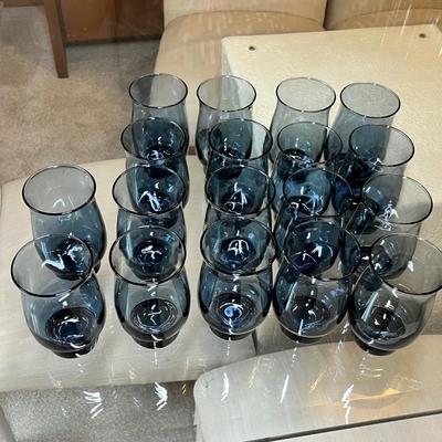 Lot 420 Smoke Blue Tumblers