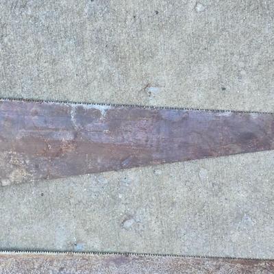 Lot of 4 Vintage Hand Saws – Wood Handles - Great for use or for Artists!