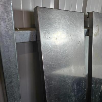 Set of 2 Heavy-Duty stainless-steel shelves / Panels