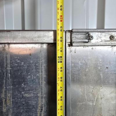 Set of 2 Heavy-Duty stainless-steel shelves / Panels