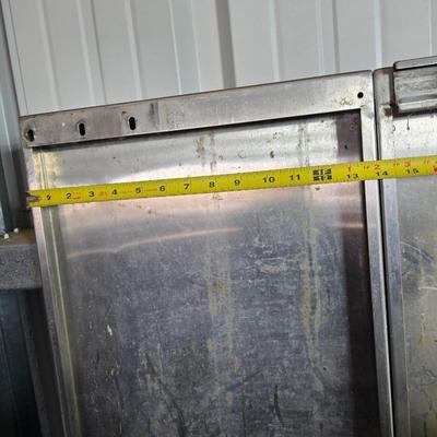 Set of 2 Heavy-Duty stainless-steel shelves / Panels