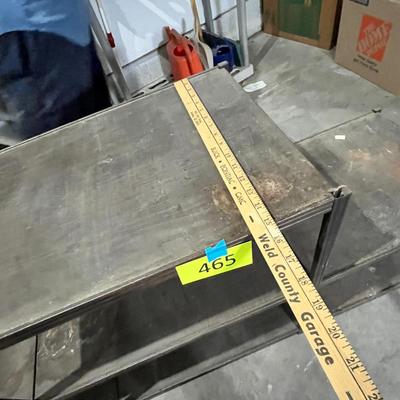 Lot 465 Vintage metal shelf