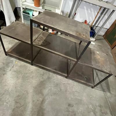 Lot 465 Vintage metal shelf