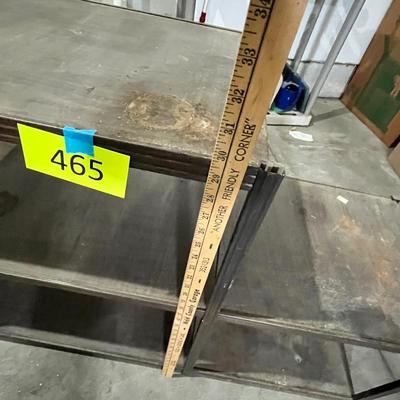 Lot 465 Vintage metal shelf