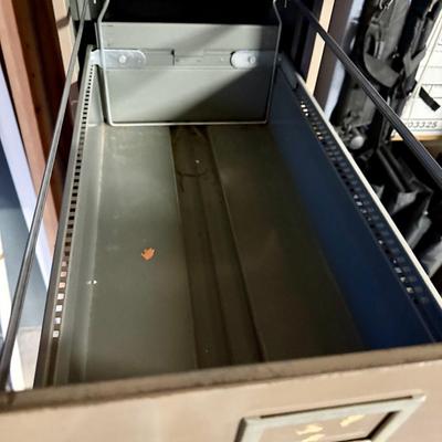 Vintage 4-Drawer Devon Metal File Cabinet