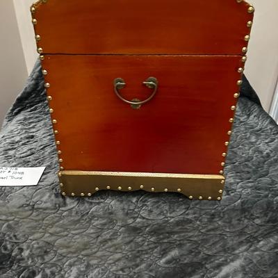 Cherub (Angel) Treasure Chest Trunk - 17.5"Wx17"Hx14"D Approx