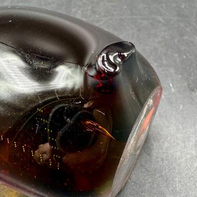 Art Glass Owl Figurine Murano Style
