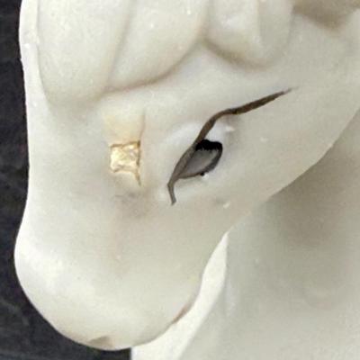 Vintage 1980’s White Porcelain UNICORN Figurines by Enesco