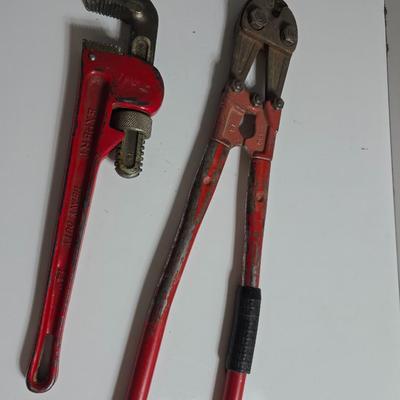 Pipe Wrench & Bolt Cutter Set – Great set!