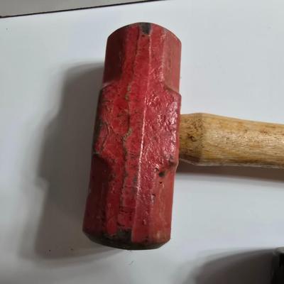 Assorted Hammer Lot – Sledge, Rubber Mallet & Ball Peen