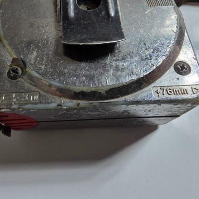 Mixed Hand Tool Lot – Hammer, Clamp, Chalk Line & More