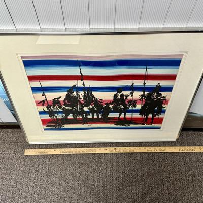Framed and Matted American Indian Art: "American Heritage"