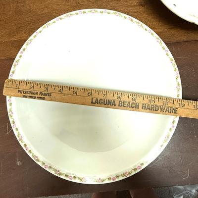 Mixed Vintage Ceramic Bowls and Plates - 5 pcs