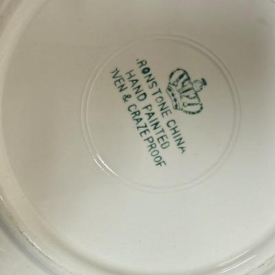 Mixed Vintage Ceramic Bowls and Plates - 5 pcs
