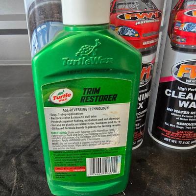 Car Wax & Trim Shine Lot – FW1, Turtle Wax, Black Magic