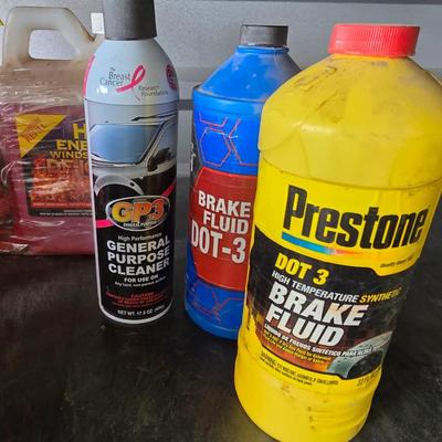 Automotive Fluids & Maintenance Spray Lot – Brake Fluid, De-Icer, Cleaner & More