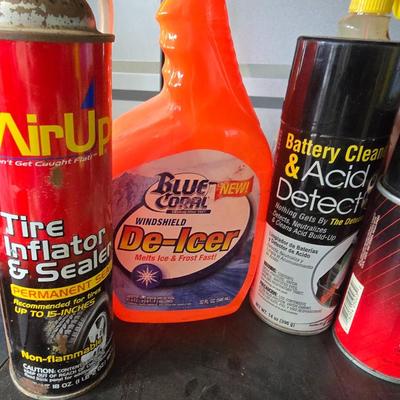 Automotive Fluids & Maintenance Spray Lot – Brake Fluid, De-Icer, Cleaner & More