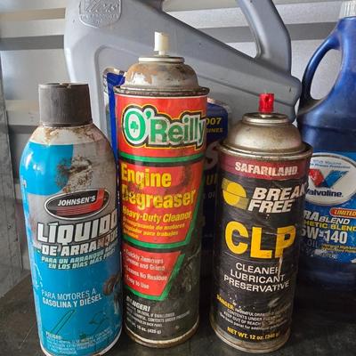 Auto Shop Spray Lot – Degreasers, Inflators, CLP, and More