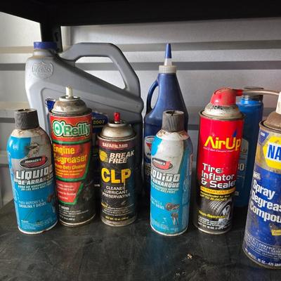 Auto Shop Spray Lot – Degreasers, Inflators, CLP, and More
