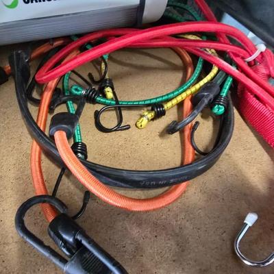 Tie-Down & Towing Lot – Ratchet Straps, Bungee Cords, and Trailer Hitch Ball