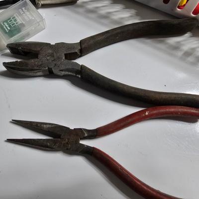 Electronics & Wiring Tool Lot – Crimpers, Multimeter, Chargers & More