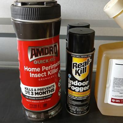 Yard & Home Pest Control Lot – Gopher, Ant, Insect & Fogger Supplies