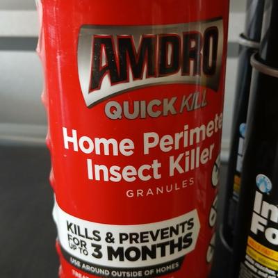 Yard & Home Pest Control Lot – Gopher, Ant, Insect & Fogger Supplies