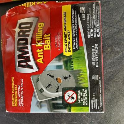 Yard & Home Pest Control Lot – Gopher, Ant, Insect & Fogger Supplies
