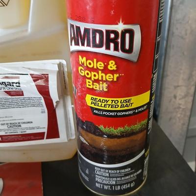 Yard & Home Pest Control Lot – Gopher, Ant, Insect & Fogger Supplies